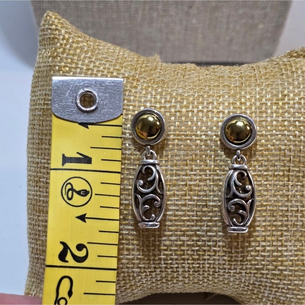Brighton Mixed Metals Dangle Earrings - Picture 4 of 4